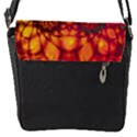 Abstract Art Pattern Fractal Design Flap Closure Messenger Bag (S) View1
