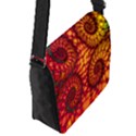 Abstract Art Pattern Fractal Design Flap Closure Messenger Bag (S) View2