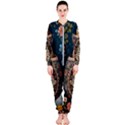 Easter Bunny Rabbit Flowers Easter Happy Easter OnePiece Jumpsuit (Ladies) View1
