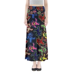 Bears Colors Dead Head Deadhead Grateful Dead Full Length Maxi Skirt