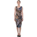 Church Ceiling Mural Architecture Sleeveless Pencil Dress View1