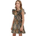 Church Ceiling Mural Architecture Kids  Winged Sleeve Dress View2