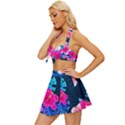 5424430 Vintage Style Bikini Top and Skirt Set  View2