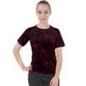 Folding Fan Seamless Pattern Women s Sport Raglan Tee View1