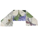 Blue Hydrangea Flower Painting Vintage Shabby Chic Dragonflies Lightweight Scarf  View2