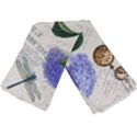 Blue Hydrangea Flower Painting Vintage Shabby Chic Dragonflies Lightweight Scarf  View3