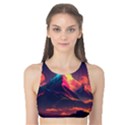 Mountain Sky Color Colorful Night Tank Bikini Top View1