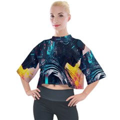 Who Sample Robot Prettyblood Mock Neck Tee