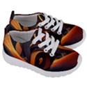 Swirls Abstract Watercolor Colorful Kids  Lightweight Sports Shoes View3