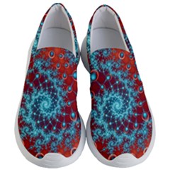 Fractal Pattern Background Women s Lightweight Slip Ons