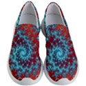 Fractal Pattern Background Women s Lightweight Slip Ons View1