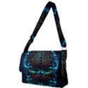 Brain Mind Technology Circuit Board Layout Patterns Full Print Messenger Bag (L) View1