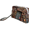 Books Wristlet Pouch Bag (Small) View1