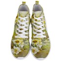 Watercolor Yellow And-white Flower Background Men s Lightweight High Top Sneakers View1