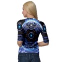 Ai Generated Digital Technology Computer Internet Quarter Sleeve Raglan Tee View2