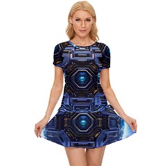 Ai Generated Digital Technology Computer Internet Women s Sports Wear Set