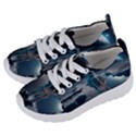 Ai Generated Space Astronaut Universe Moon Earth Kids  Lightweight Sports Shoes View2
