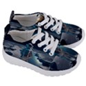 Ai Generated Space Astronaut Universe Moon Earth Kids  Lightweight Sports Shoes View3