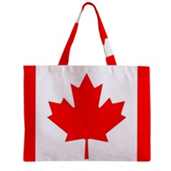 Canada Flag Canadian Flag View Zipper Mini Tote Bag