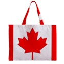 Canada Flag Canadian Flag View Zipper Mini Tote Bag View2