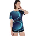 Fractal Abstract Art Artwork Design Wallpaper Perpetual Short Sleeve T-Shirt View1