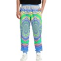 Fractal Geometry Mathematics Gradient Ovals Math Men s Elastic Waist Pants View1