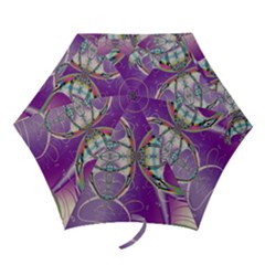 Abstract Colorful Art Pattern Design Fractal Mini Folding Umbrellas