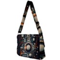 Illustrations Technology Robot Internet Processor Full Print Messenger Bag (L) View2