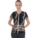 Tree Nature Landscape Forest Short Sleeve Zip Up Jacket View1