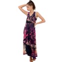 Ship Pirate Adventure Landscape Ocean Sun Heaven V-Neck Chiffon Maxi Dress View1