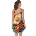 Ai Generated Breakfast Egg Beans Toast Plate Love the Sun Cover Up View2