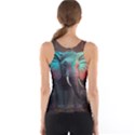 Ai Generated Elephant Tusks Trunk Wildlife Africa Tank Top View2