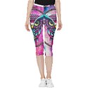 Owl Dreamcatcher Inside Out Lightweight Velour Capri Leggings  View3