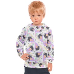 Pattern Pastel Drawing Art Kids  Hooded Pullover by Ravend