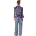 Kaleidoscope Geometric Circles Kids  Frill Detail Tee View2