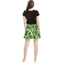 Leaves Nature Monstera Seamless Pattern Repeating Waistband Skirt View2