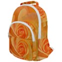 Flower Plant Rose Nature Garden Orange Macro Rounded Multi Pocket Backpack View1
