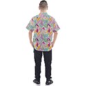 Leaves Colorful Leaves Seamless Design Leaf Men s Short Sleeve Shirt View2
