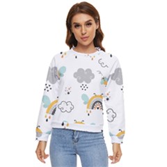 Art Pattern Design Wallpaper Background Print Women s Long Sleeve Raglan Tee