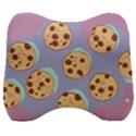 Cookies Chocolate Chips Chocolate Cookies Sweets Velour Head Support Cushion View1