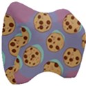 Cookies Chocolate Chips Chocolate Cookies Sweets Velour Head Support Cushion View3