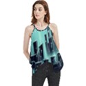 Buildings City Urban Destruction Background Flowy Camisole Tank Top View1
