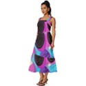 Cookies Chocolate Cookies Sweets Snacks Baked Goods Square Neckline Tiered Midi Dress View2