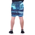 Moonlight High Tide Storm Tsunami Waves Ocean Sea Men s Pocket Shorts View2