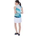 Tsunami Waves Ocean Sea Nautical Nature Water Nature Women s Sleeveless Polo Tee View2