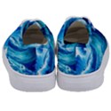Tsunami Tidal Wave Ocean Waves Sea Nature Water Blue Painting Kids  Classic Low Top Sneakers View4