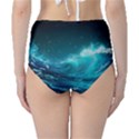 Tsunami Waves Ocean Sea Nautical Nature Water Classic High-Waist Bikini Bottoms View2