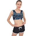 Tsunami Waves Ocean Sea Water Rough Seas 7 V-Back Sports Bra View1