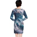 Tsunami Waves Ocean Sea Water Rough Seas 5 Long Sleeve Nightdress View2