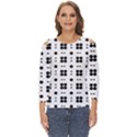 Polka Dot  Svg Cut Out Wide Sleeve Top View1